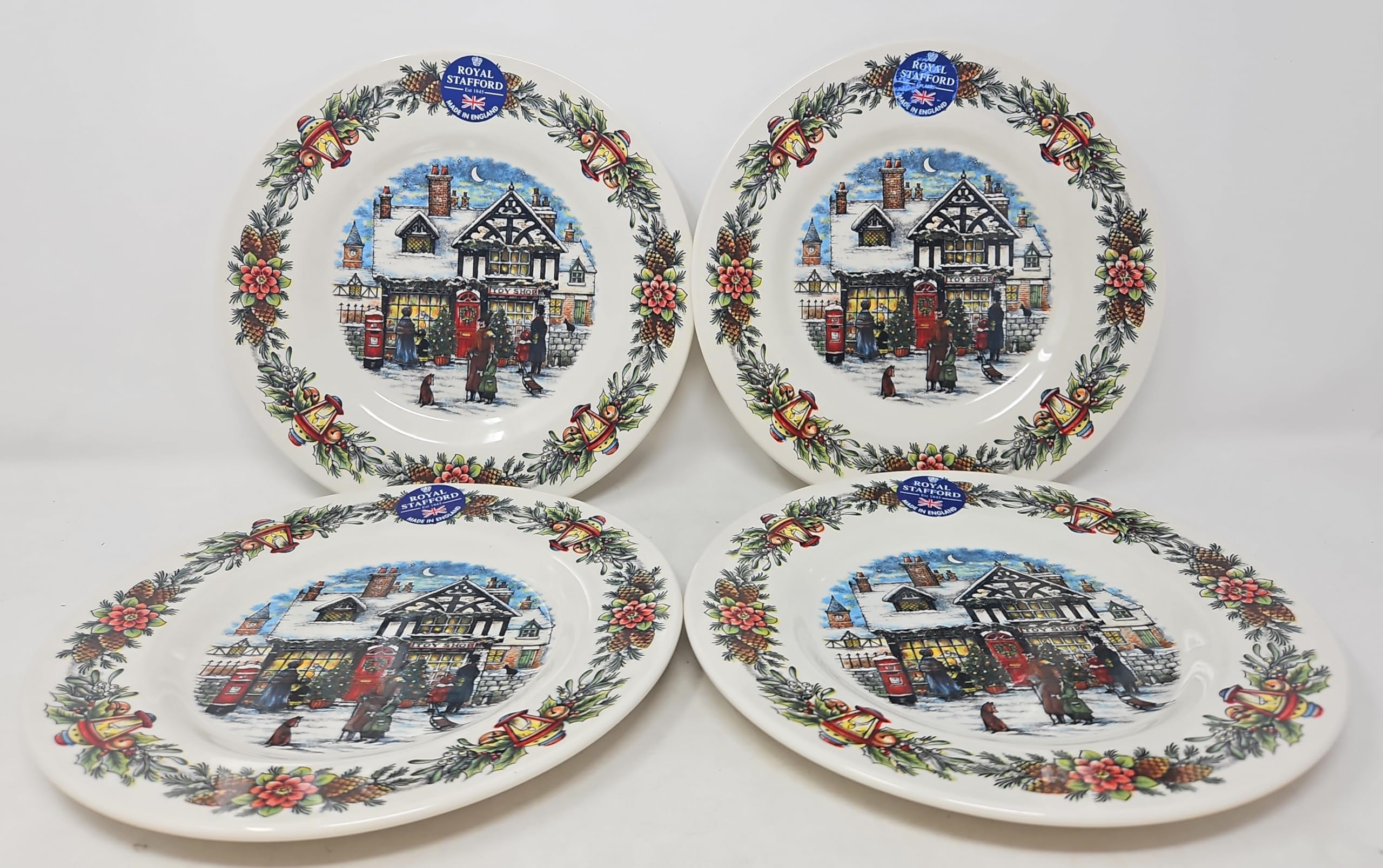Amazon.com | Royal Stafford Christmas Village Toy Shop Salad